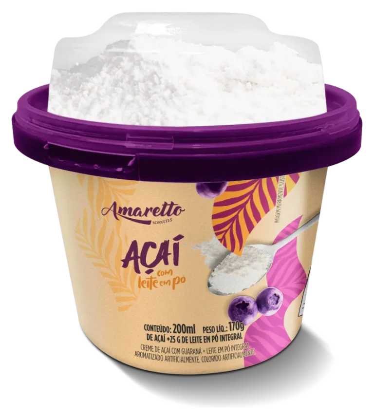 Açaí com Leite em Pó 250 ml — imagem oficial