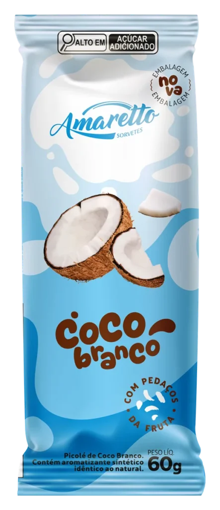 Picolé Ao Leite Coco Branco — imagem oficial
