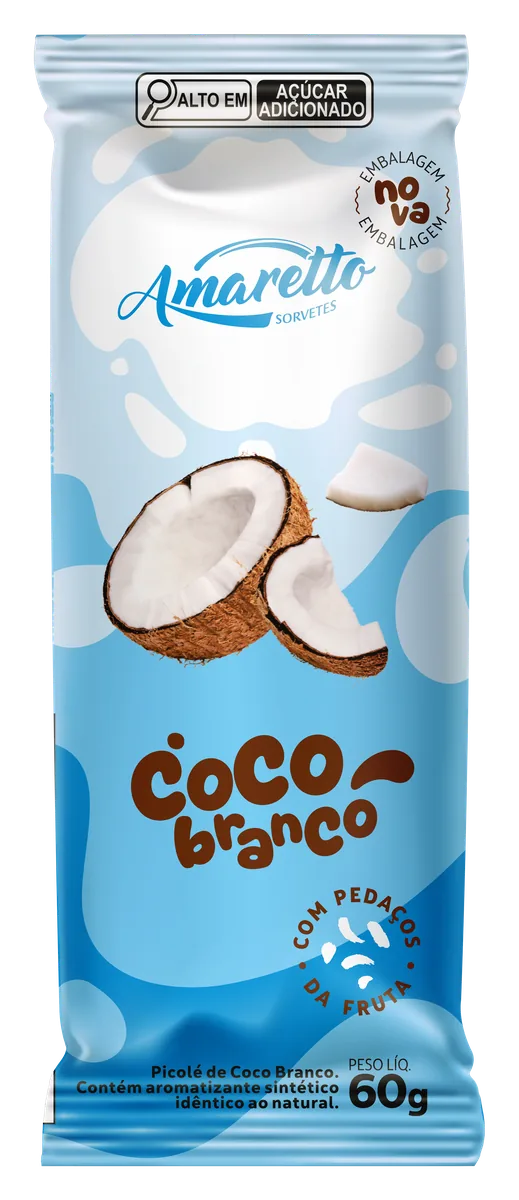 Picolé Ao Leite Coco Branco — imagem oficial
