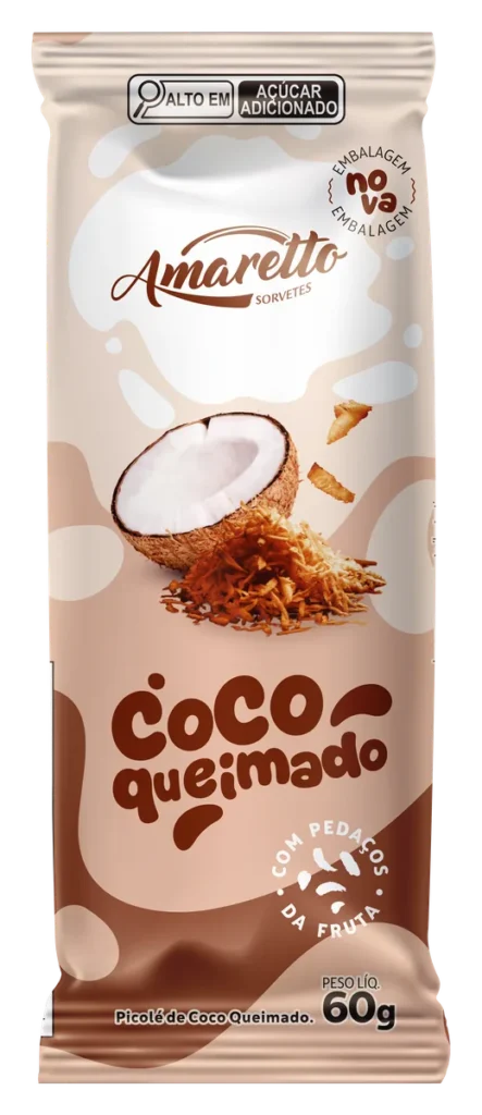 Picolé Ao Leite Coco Queimado — imagem oficial