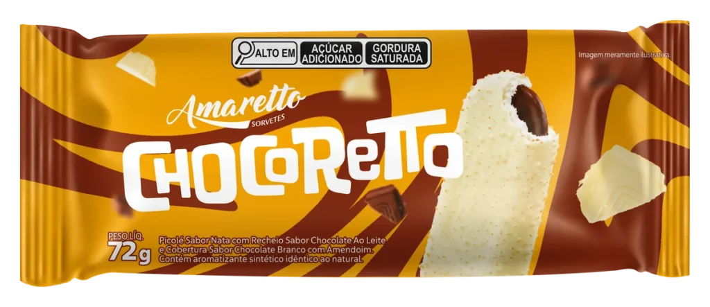 Picolé Chocoretto — imagem oficial