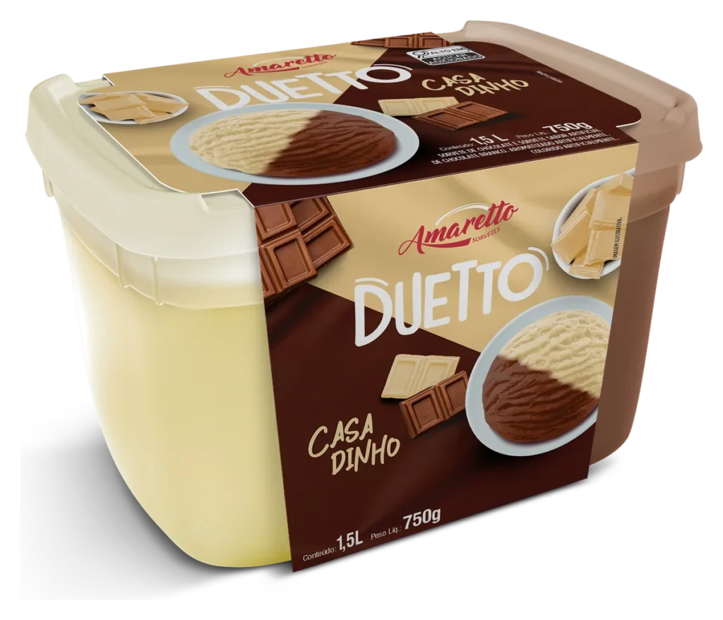 Sorvete Duetto Casadinho — imagem oficial