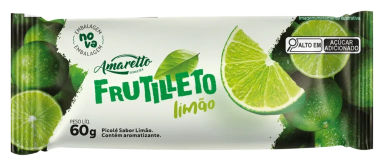 Picolé Frutilleto Limão — imagem oficial