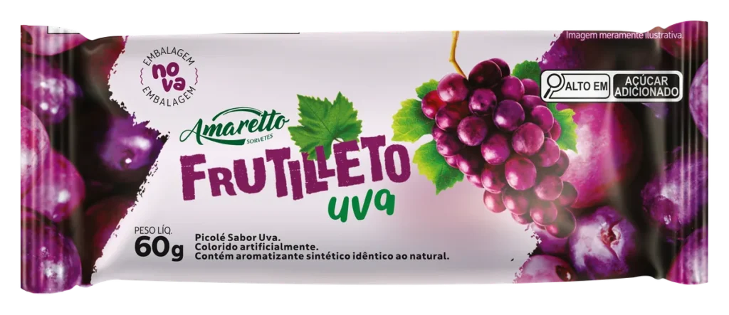 Picolé Frutilleto Uva — imagem oficial