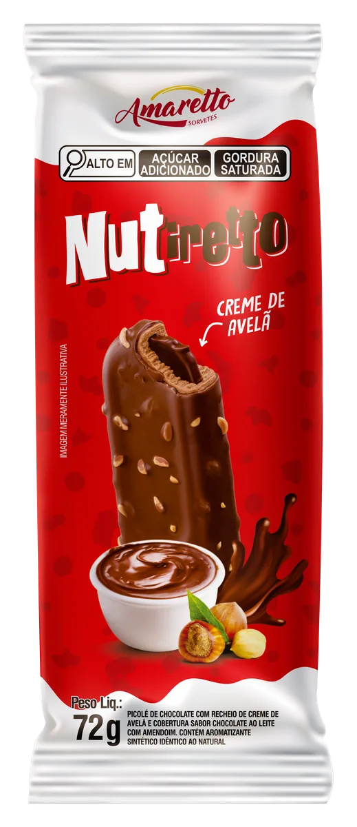 Picolé Nutiretto — imagem oficial