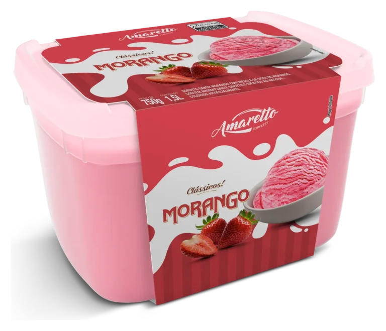 Sorvete Morango — imagem oficial
