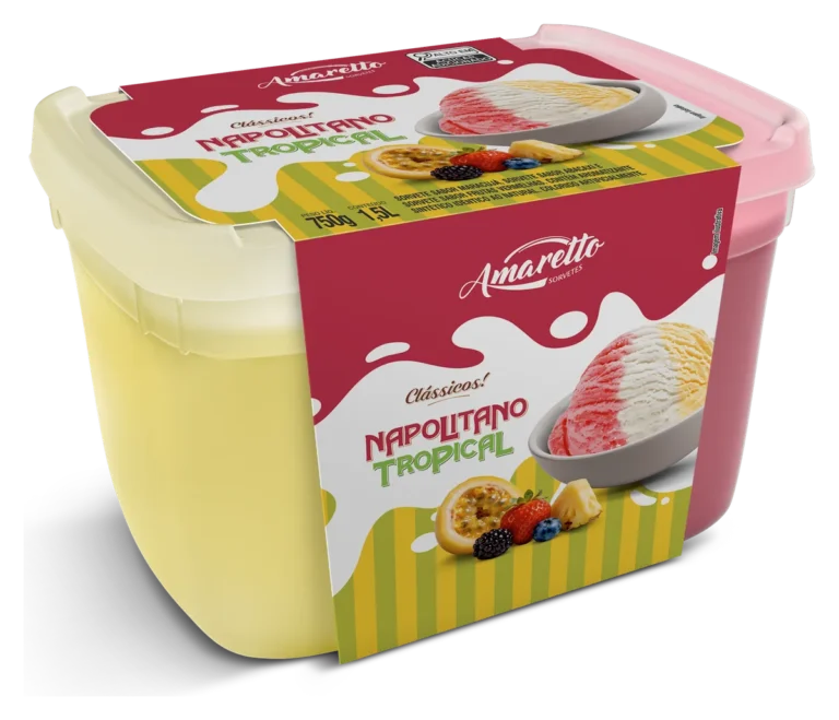 Sorvete Napolitano Tropical — imagem oficial