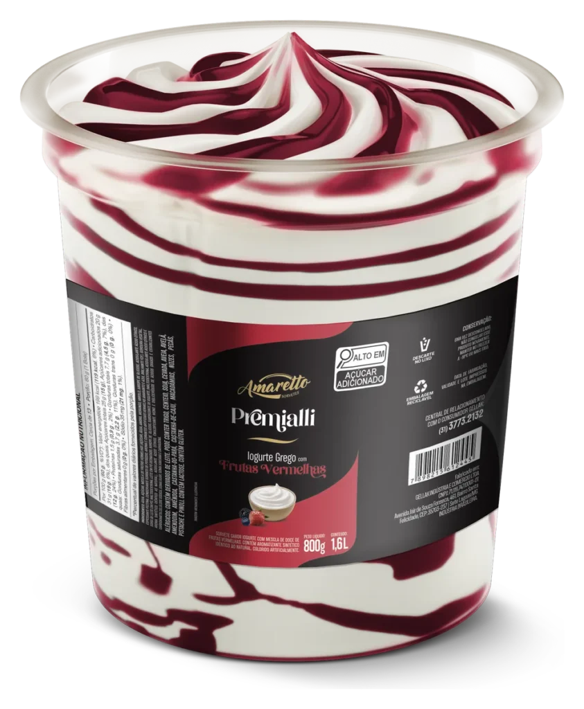 Premialli Iogurte Grego com Frutas Vermelhas — imagem oficial