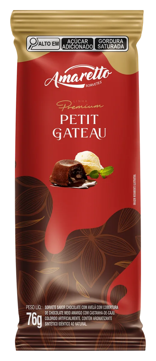 Picolé Premium Petit Gâteau — imagem oficial