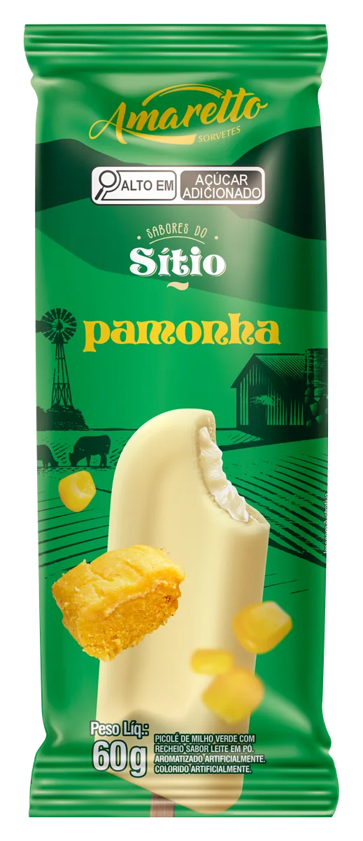 Picolé Sabores do Sítio Pamonha — imagem oficial