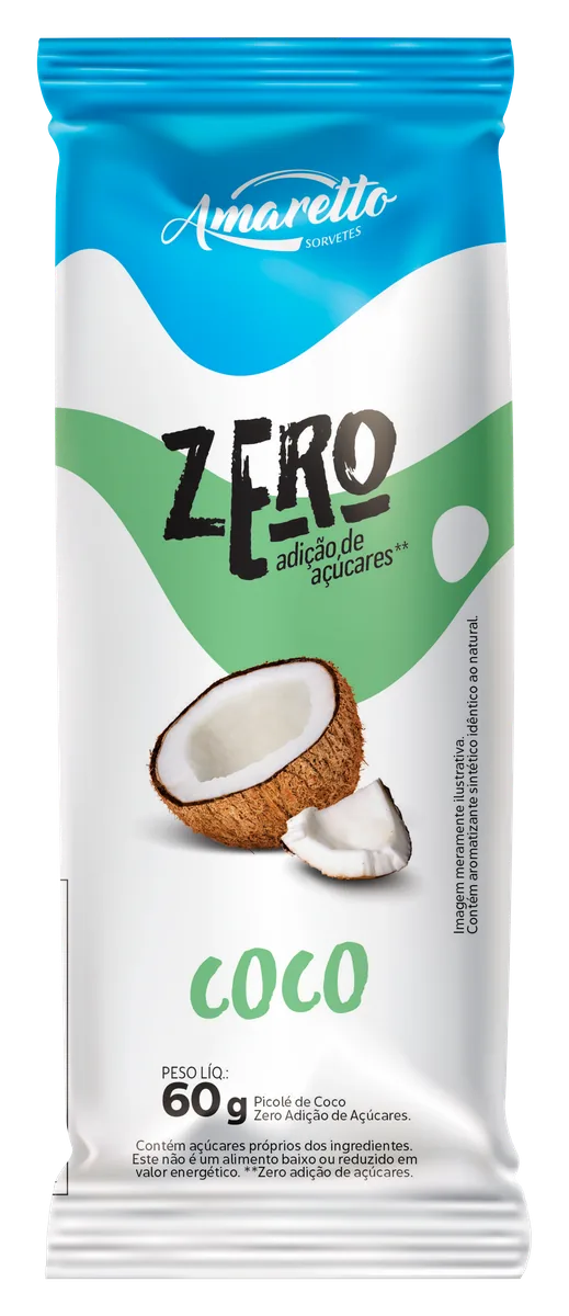 Picolé Zero Coco — imagem oficial