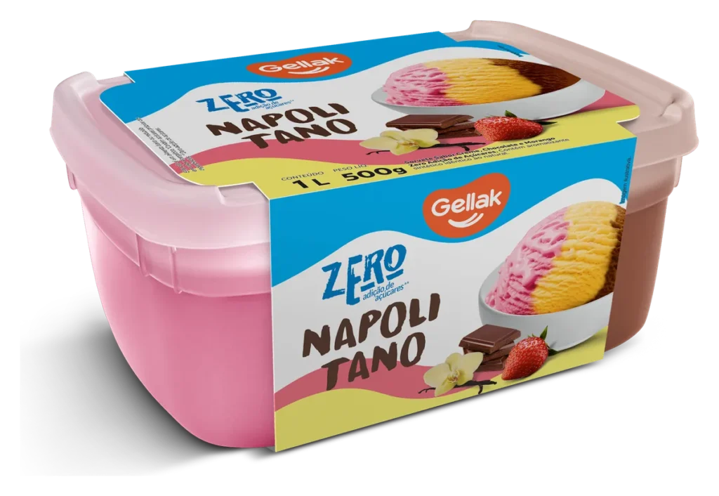 Sorvete Zero Napolitano — imagem oficial